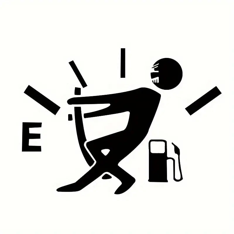 High Fuel Consumption Sticker