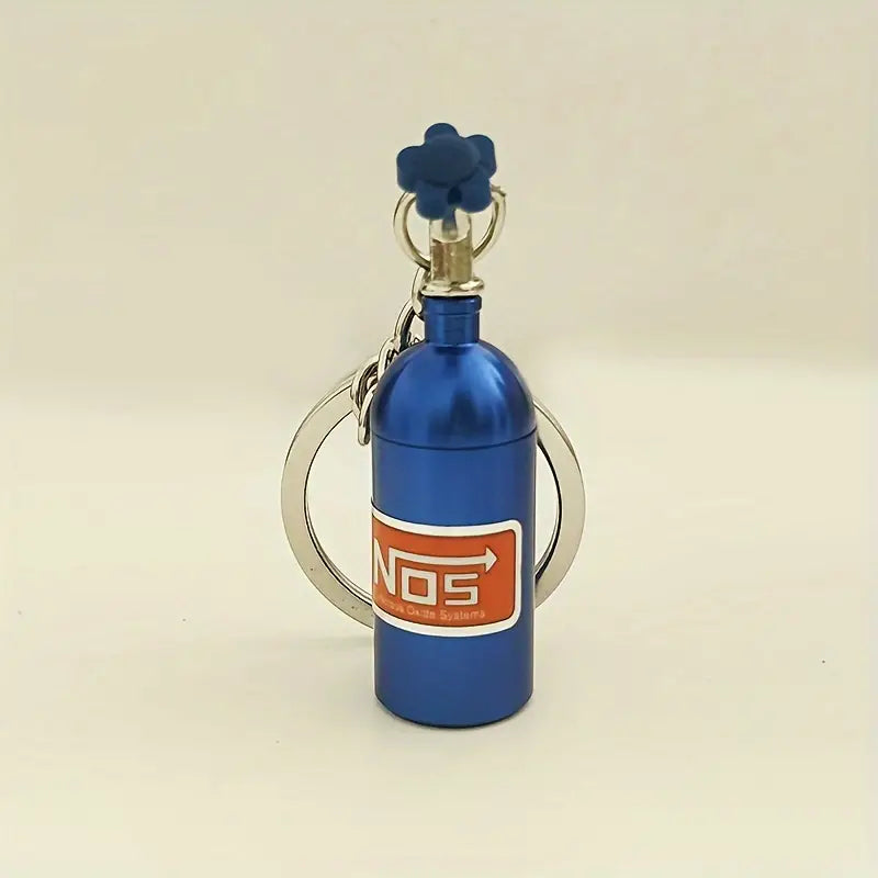 NOS Nitrogen Gas Bottle Keychain