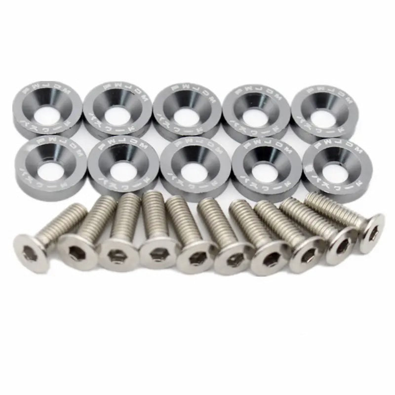 M6 Anodized Fender Washers & Bolts