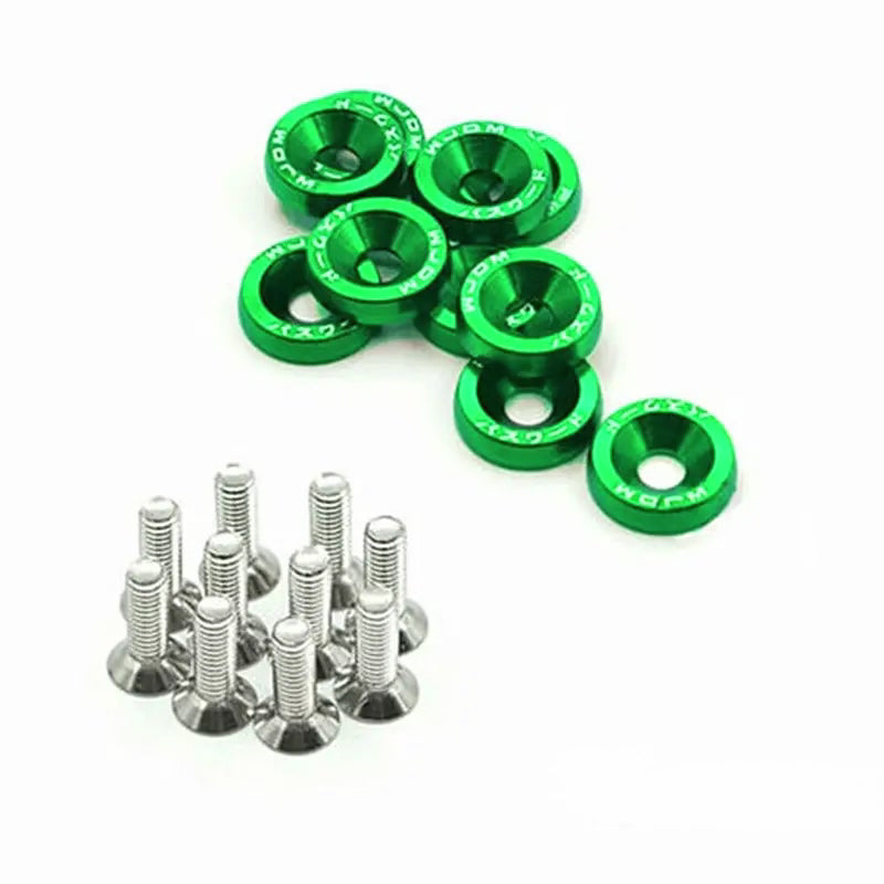 M6 Anodized Fender Washers & Bolts