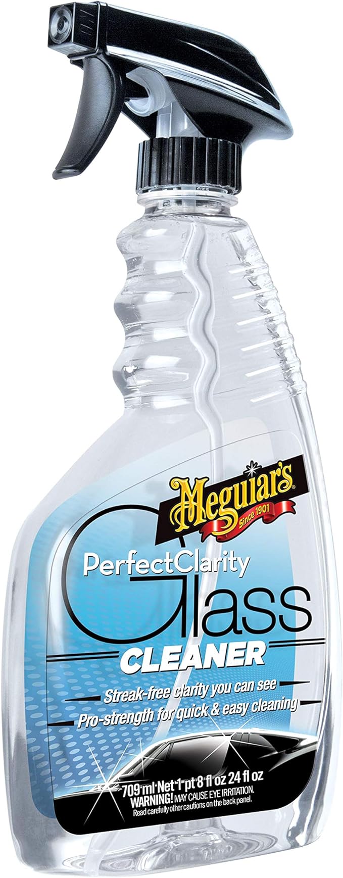 Meguiar's Perfect Clarity Glass Cleaner, Auto Window Cleaner - 24 oz.