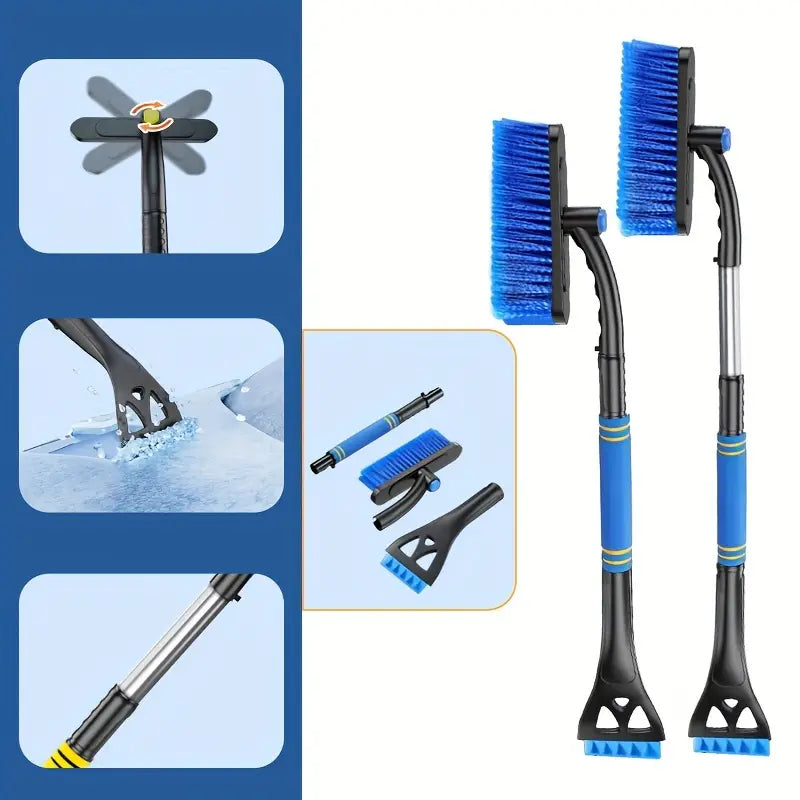 Snow Brush/Scraper with Extendable Handle