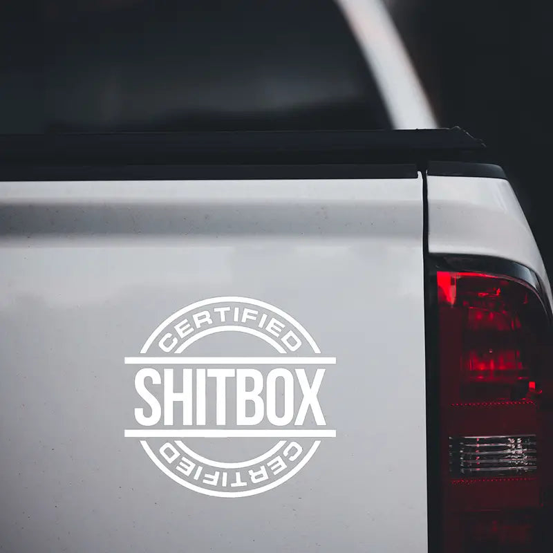 Certified Shitbox Sticker