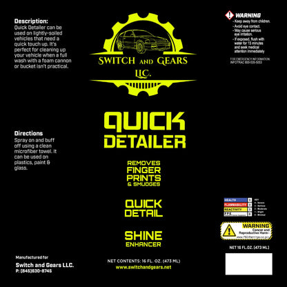 Switch and Gears Quick Detailer