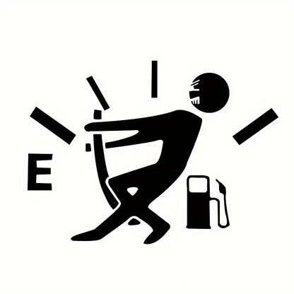 High Fuel Consumption Sticker