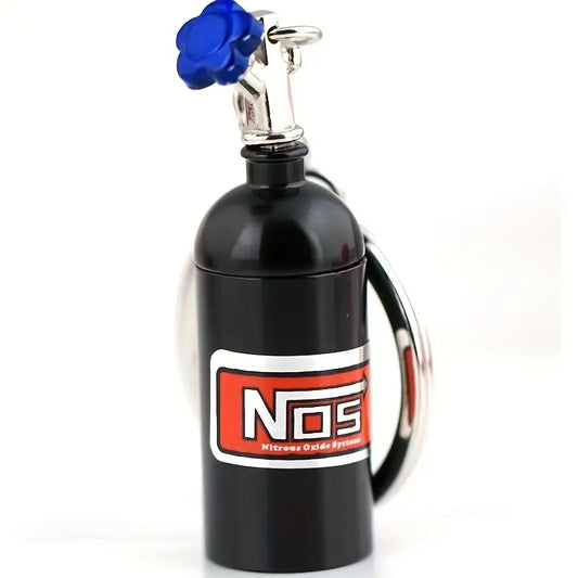 NOS Nitrogen Gas Bottle Keychain