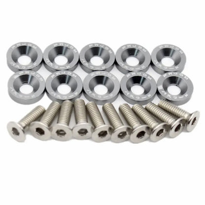 M6 Anodized Fender Washers & Bolts