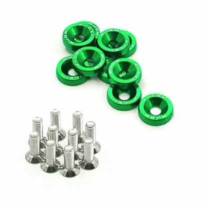 M6 Anodized Fender Washers & Bolts