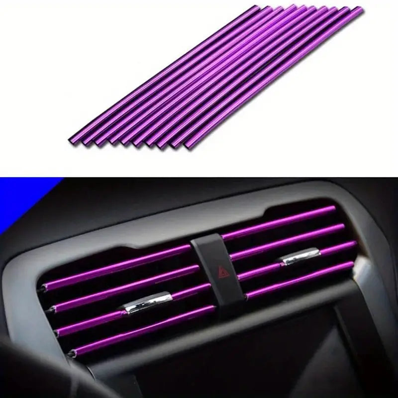 10Pcs. 7.87in. Car Vent Molding