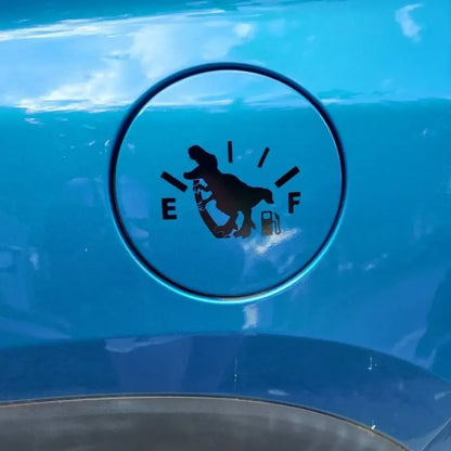 T-Rex Empty Gas Tank Sticker